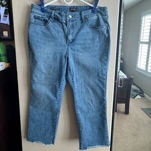 NYDJ Marilyn Straight Crop - Cool Embrace LiftXTuck 14 Petite